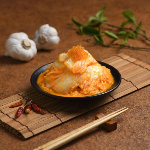 台式黃金飛魚卵泡菜400G  |產品介紹|發酵食品|黃金泡菜